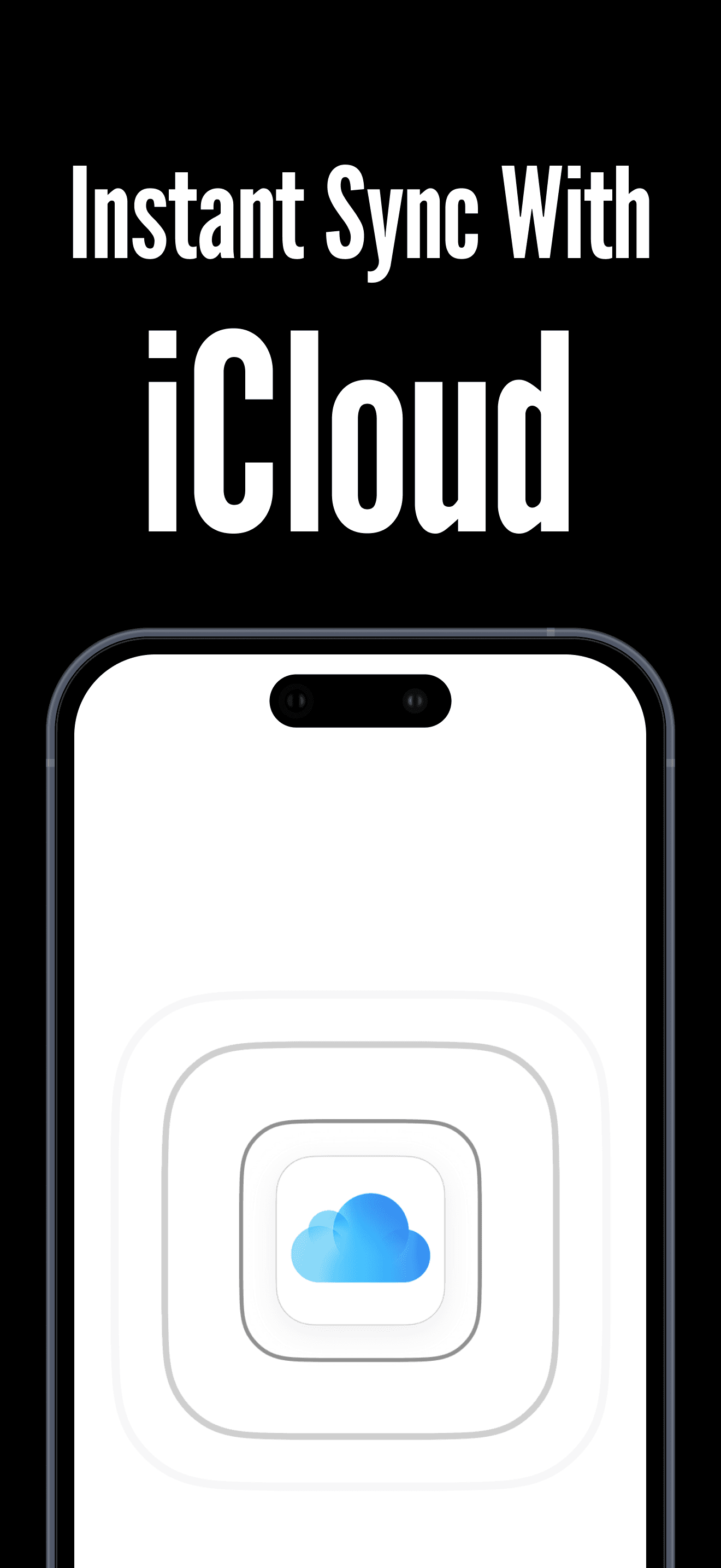 Private iCloud sync across iPhone and iPad with TimesOut